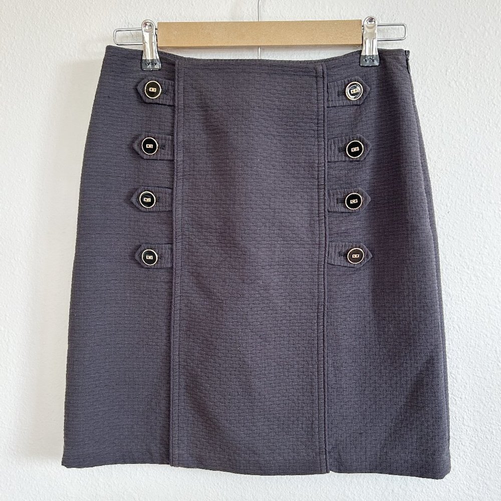 J. McLaughlin Textured Straight Skirt